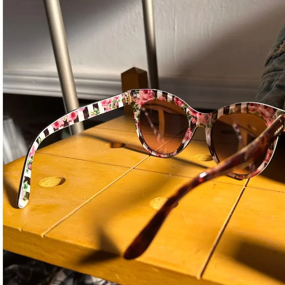 Dolce & Gabbana Sunglasses Women's Cat Eye DG4311 31667E Havana on Print Rose